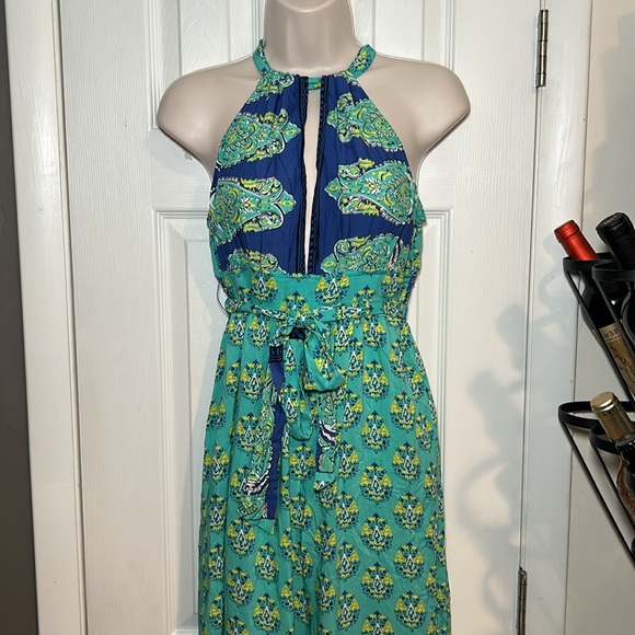 NWT Anthropologie Plenty Tracey Reese Halter Jumpsuit - Picture 7 of 7